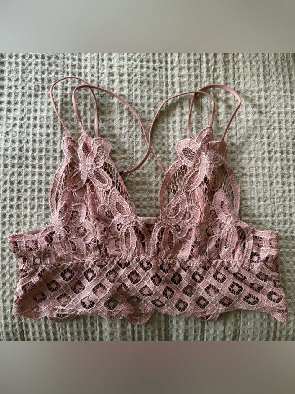 Lace Bralette in Dusty Rose - Women Intimates & Sleepwear